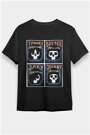 Ramones Beyaz Unisex Tişört T-Shirt - TişörtFabrikası
