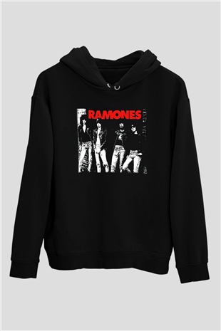 Ramones Siyah Unisex Hoodie