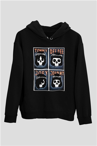 Ramones Siyah Unisex Hoodie