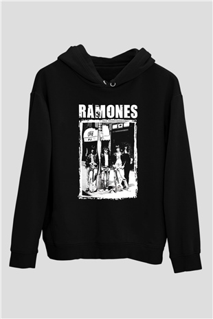 Ramones Siyah Unisex Hoodie