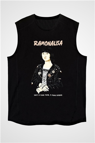 Ramones Siyah Unisex Kolsuz Tişört