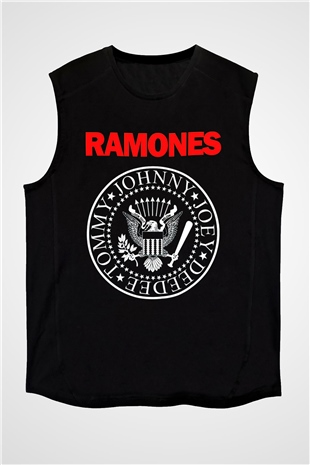 Ramones Siyah Unisex Kolsuz Tişört