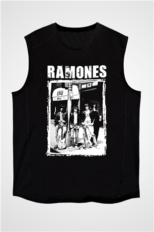 Ramones Siyah Unisex Kolsuz Tişört