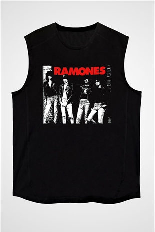 Ramones Siyah Unisex Kolsuz Tişört