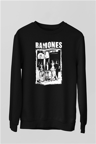 Ramones Siyah Unisex Sweatshirt