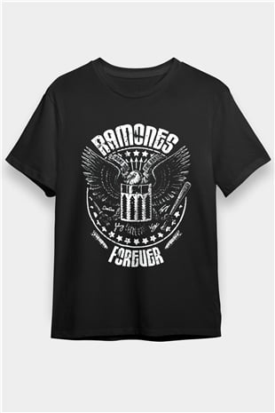 Ramones Siyah Unisex Tişört T-Shirt - TişörtFabrikası