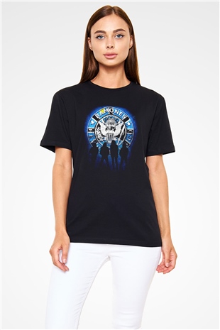 Ramones Siyah Unisex Tişört T-Shirt - TişörtFabrikası