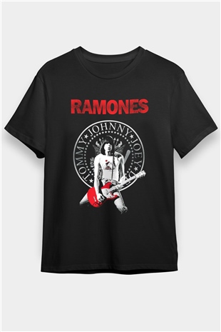 Ramones Siyah Unisex Tişört T-Shirt - TişörtFabrikası