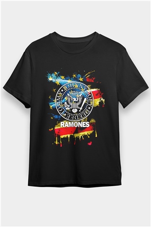 Ramones Siyah Unisex Tişört T-Shirt - TişörtFabrikası
