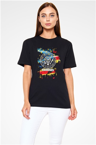 Ramones Siyah Unisex Tişört T-Shirt - TişörtFabrikası