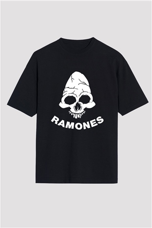 Ramones Siyah Oversize Tişört Oversize T-shirt - TişörtFabrikası