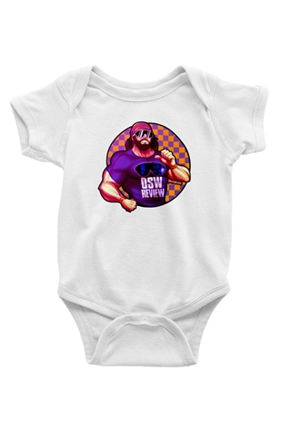 Randy Savage Beyaz Bebek Body - Zıbın
