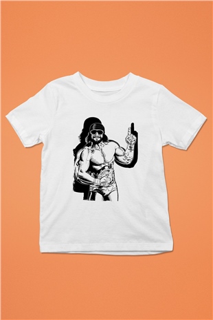 Randy Savage Beyaz Unisex  Çocuk Tişört