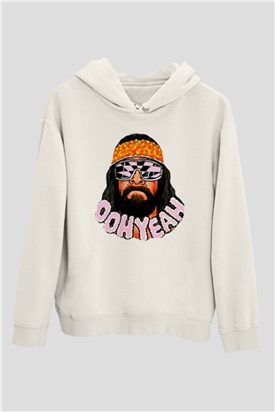 Randy Savage Beyaz Unisex Hoodie