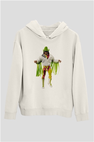 Randy Savage Beyaz Unisex Hoodie