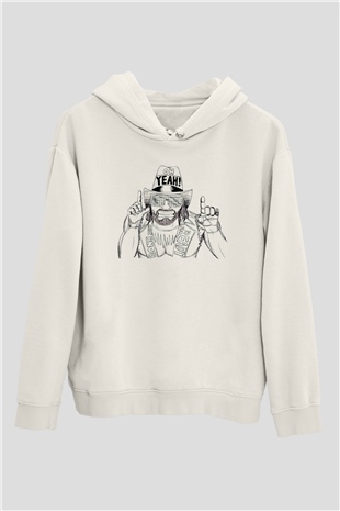 Randy Savage Beyaz Unisex Hoodie