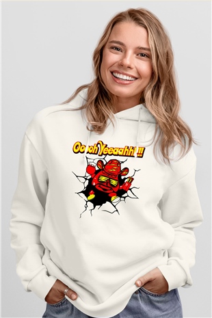 Randy Savage Beyaz Unisex Hoodie