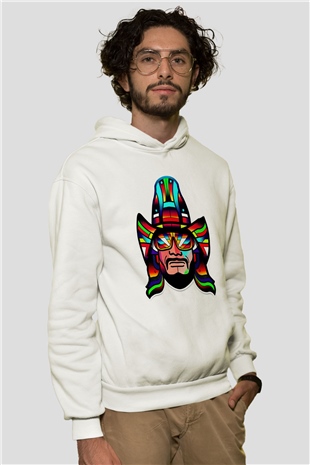 Randy Savage Beyaz Unisex Hoodie