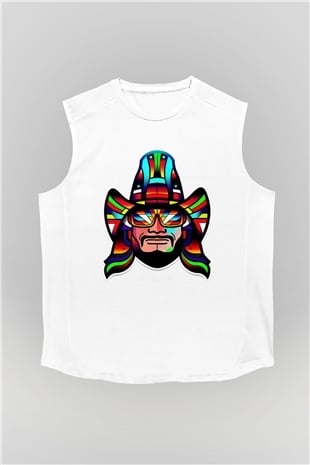 Randy Savage Beyaz Unisex  Kolsuz Tişört