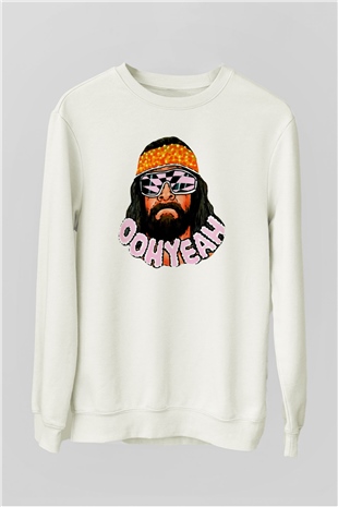 Randy Savage Beyaz Unisex  Sweatshirt