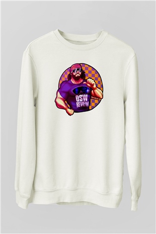 Randy Savage Beyaz Unisex  Sweatshirt