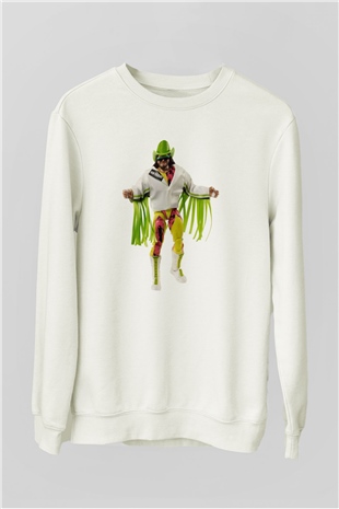 Randy Savage Beyaz Unisex  Sweatshirt