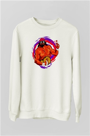 Randy Savage Beyaz Unisex  Sweatshirt