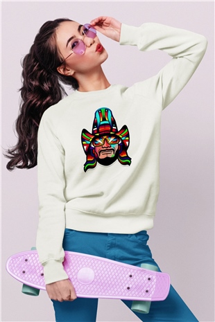 Randy Savage Beyaz Unisex  Sweatshirt