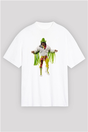 Randy Savage Beyaz Oversize Tişört
