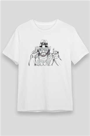 Randy Savage Beyaz Unisex Tişört