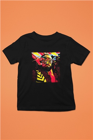 Randy Savage Siyah Unisex  Çocuk Tişört