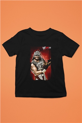 Randy Savage Siyah Unisex  Çocuk Tişört