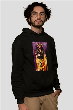 Randy Savage Siyah Unisex Hoodie