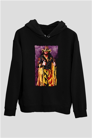 Randy Savage Siyah Unisex Hoodie
