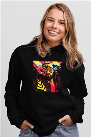 Randy Savage Siyah Unisex Hoodie