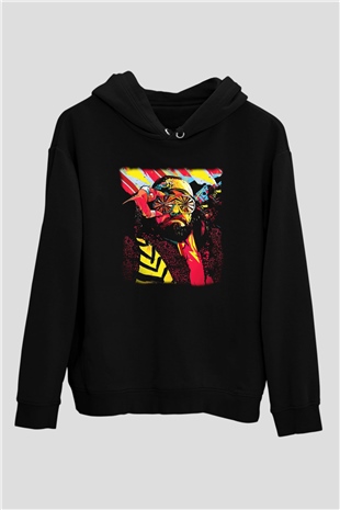 Randy Savage Siyah Unisex Hoodie