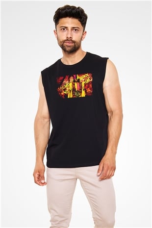 Randy Savage Siyah Unisex  Kolsuz Tişört