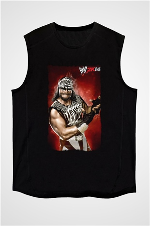 Randy Savage Siyah Unisex  Kolsuz Tişört