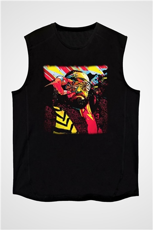 Randy Savage Siyah Unisex  Kolsuz Tişört