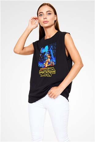 Randy Savage Siyah Unisex Kolsuz Tişört