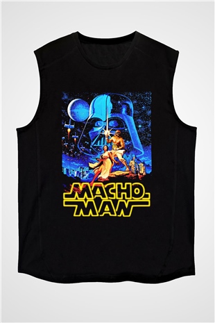 Randy Savage Siyah Unisex Kolsuz Tişört