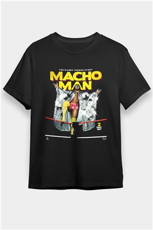 Randy Savage Siyah Unisex Tişört