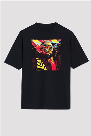 Randy Savage Siyah Oversize Tişört