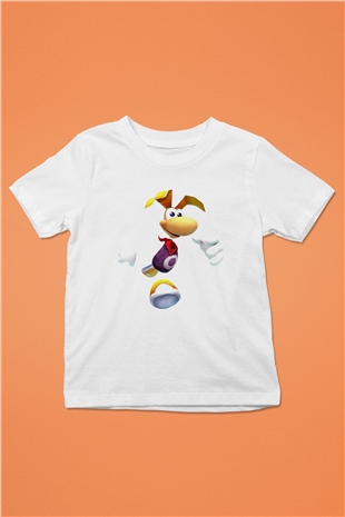 Rayman Beyaz Unisex Çocuk Tişört