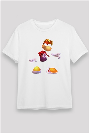 Rayman Beyaz Unisex Tişört T-Shirt