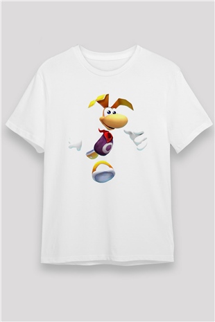 Rayman Beyaz Unisex Tişört T-Shirt