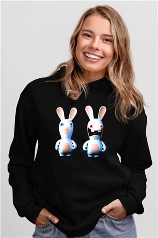 Rayman Siyah Unisex Hoodie