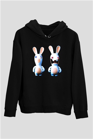 Rayman Siyah Unisex Hoodie