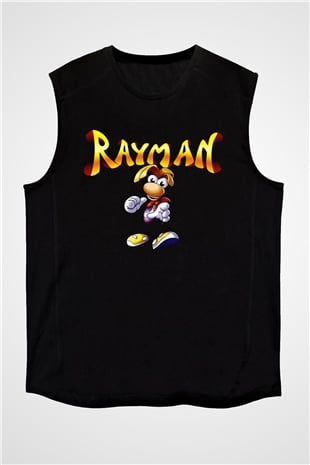 Rayman Siyah Unisex Kolsuz Tişört