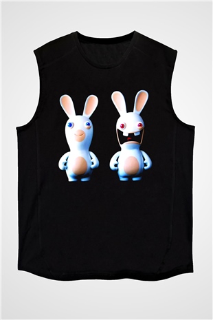 Rayman Siyah Unisex Kolsuz Tişört